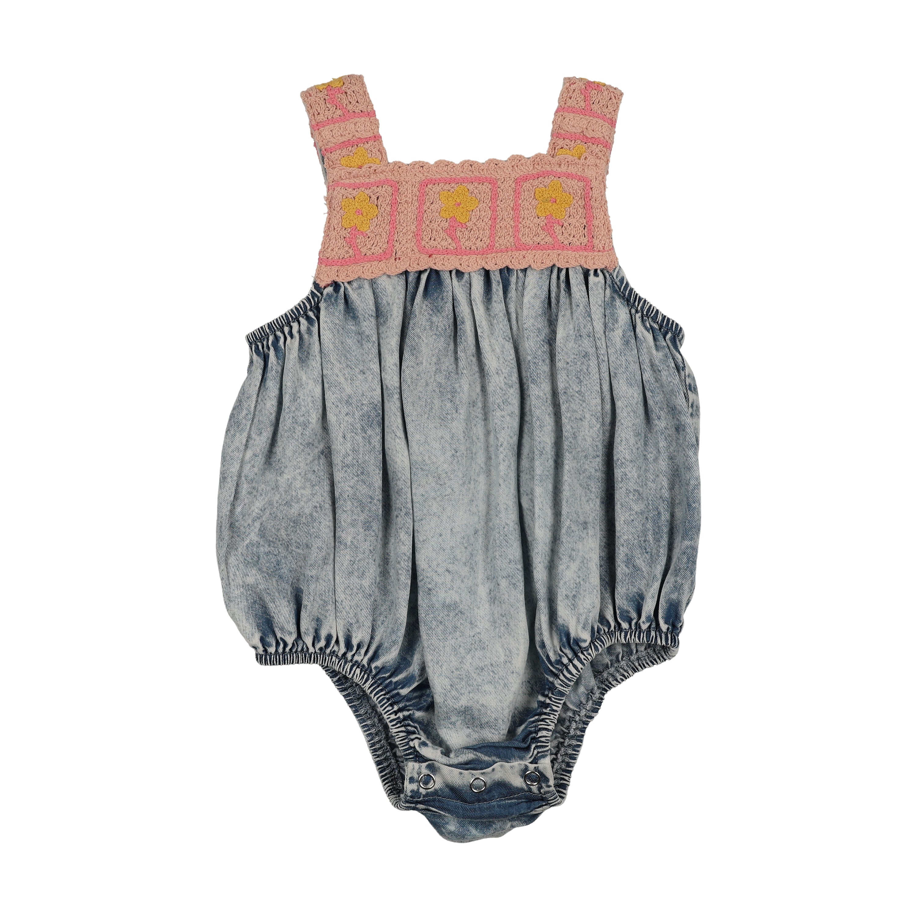 Bonjoy Crochet Tencel Romper – HIS/HERS
