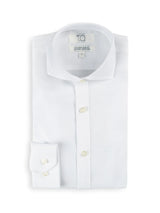 T.O. Boy's Blue Label Pinpoint Non-Iron White Shirt- SHORT SLEEVE
