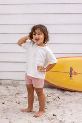 Pouf Oversizes Tee Set - Pink