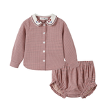 Nou Nelle Houndstooth Baby Set
