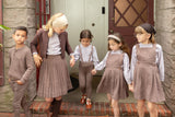 Nou Nelle Pinstripe Shirt and Jumper Set