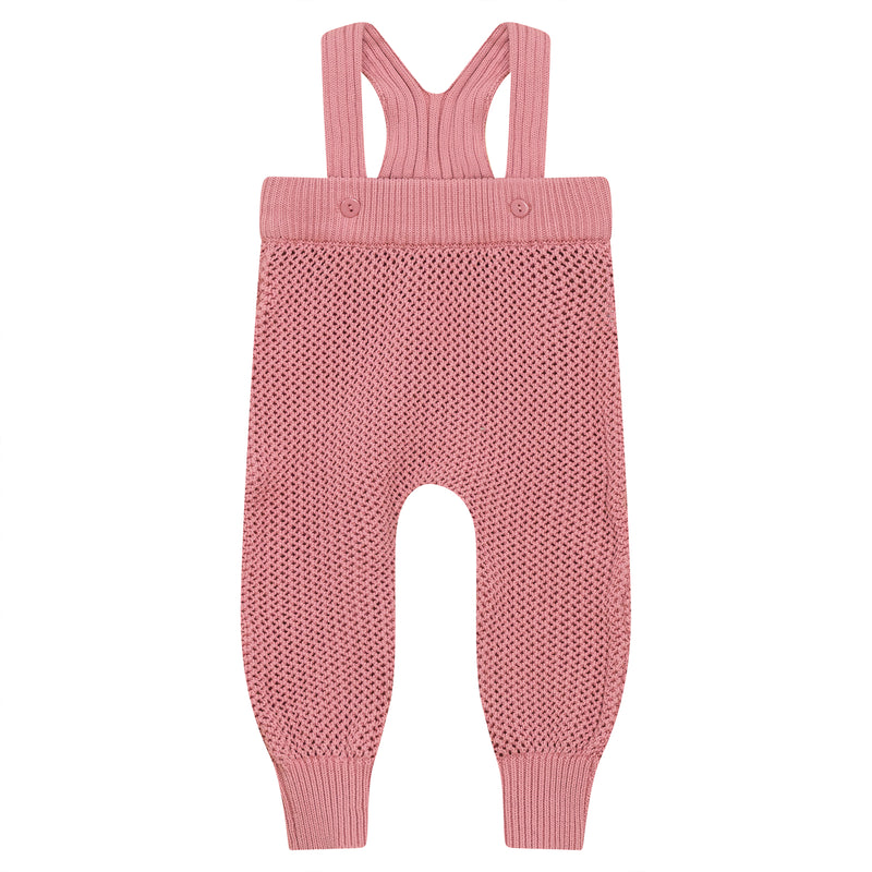 Pompomme Pointelle Overall Pink