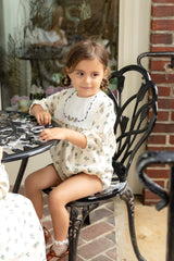 Nou Nelle Courduroy Floral Romper