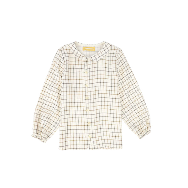 Le Bourdon Peter Pan Collared Blouse