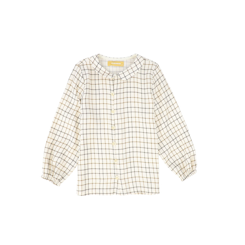 Le Bourdon Peter Pan Collared Blouse