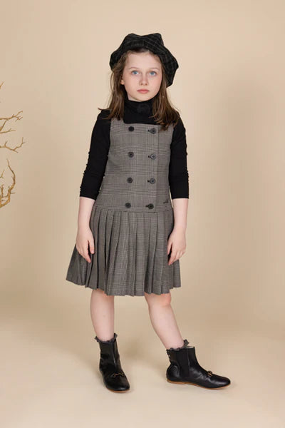 One Child Raven Plaid Jumper