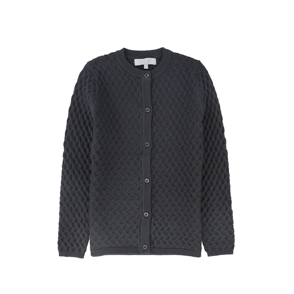 BACE Textured Crochet Knit Cardigan