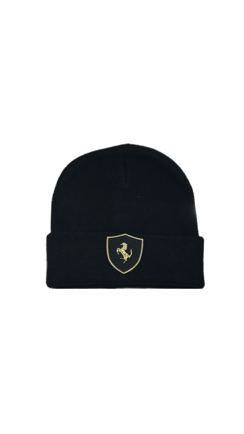 Dacee Winter Hat - Black Emblem