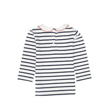 Bamboo Stripe Collar Tee