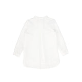 Le Bourdon Textured Button Blouse