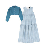 Bamboo Floral Tiered Maxi Dress Set