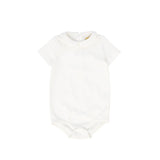 Le Bourdon Bee Embroidered Collar Onesie