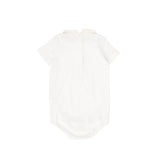 Le Bourdon Bee Embroidered Collar Onesie