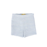 Le Bourdon Textured Button Shorts