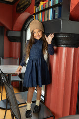 Nou Nelle Denim Jumper - Blue Denim