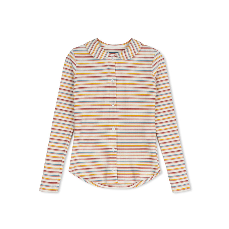 Velvette Label Peter Pan Striped Tee – HIS/HERS