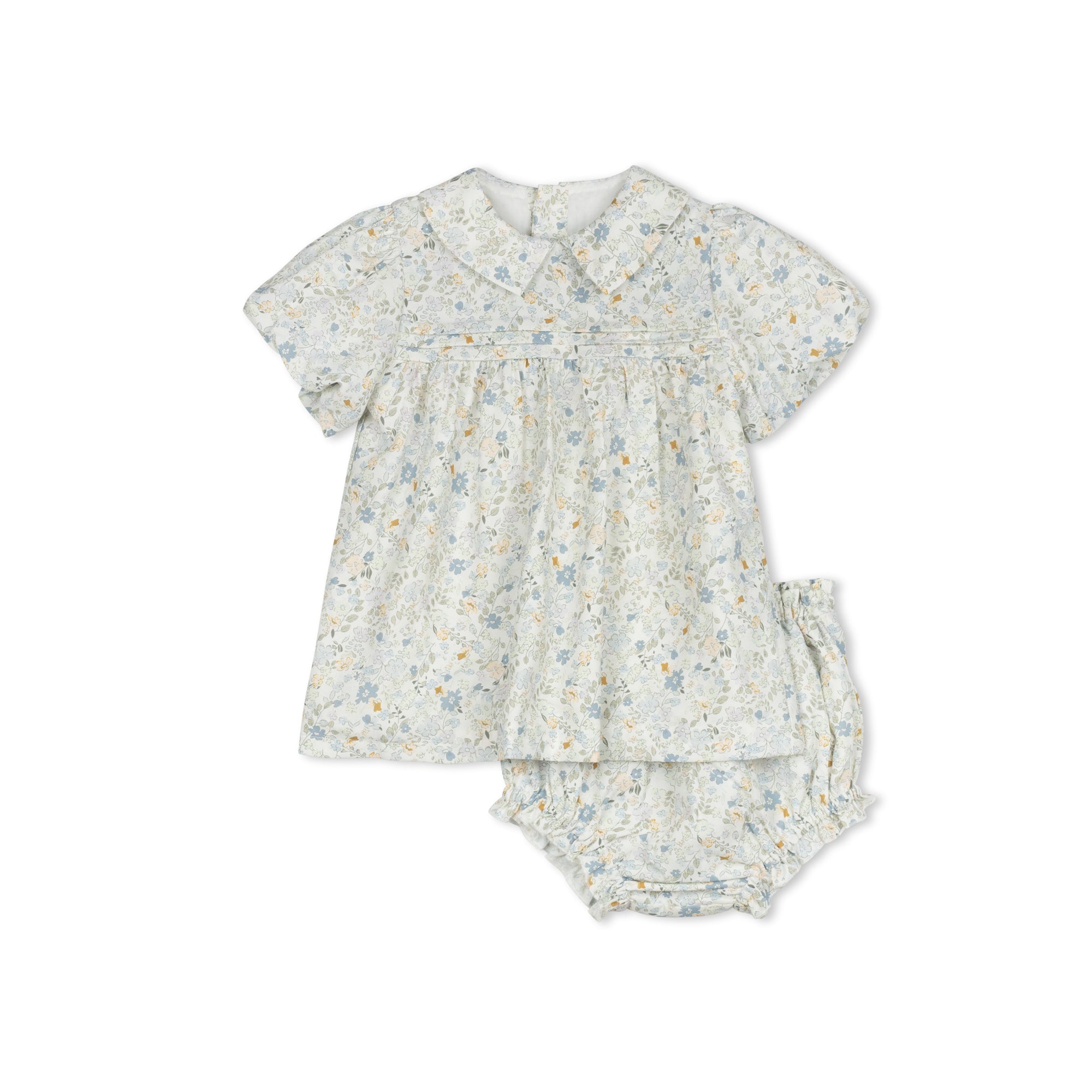 Velvette Label Floral Pleat Baby Set – HIS/HERS