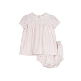 Velvette Label Pink Stripe Baby Set