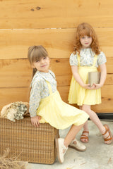 Nou Nelle Floral Yellow Blouse and Jumper