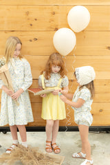 Nou Nelle Floral Yellow Blouse and Skirt