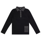 Jaybee Denim Paneled Polo