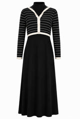 Pashmini Selena Collared Overlay Maxi