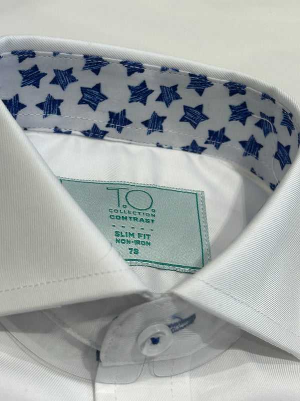 T.O. Contrast Shirt Long Sleeve 085-AS