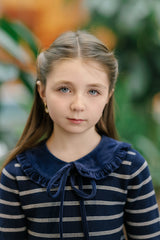Velvette Label Stripe Sweater Maxi