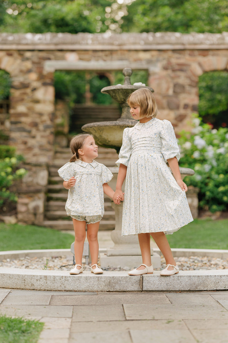 Velvette Label Floral Pleat Baby Set – HIS/HERS
