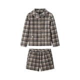 Coco Blanc Plaid Suit
