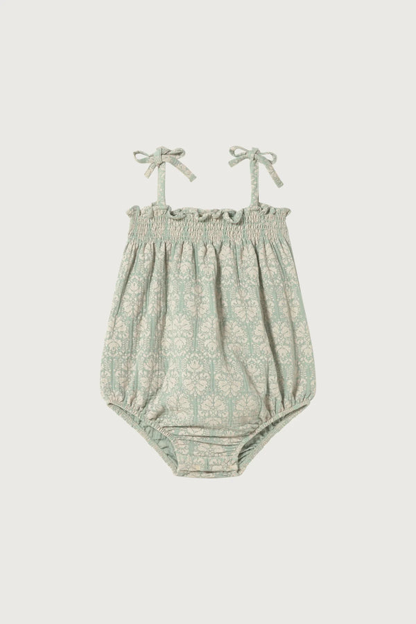 Coco Au Lait Vintage Wallpaper Romper
