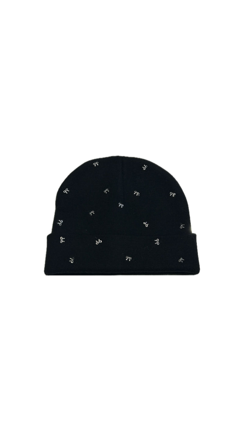 Dacee Winter Hat - Black Bow