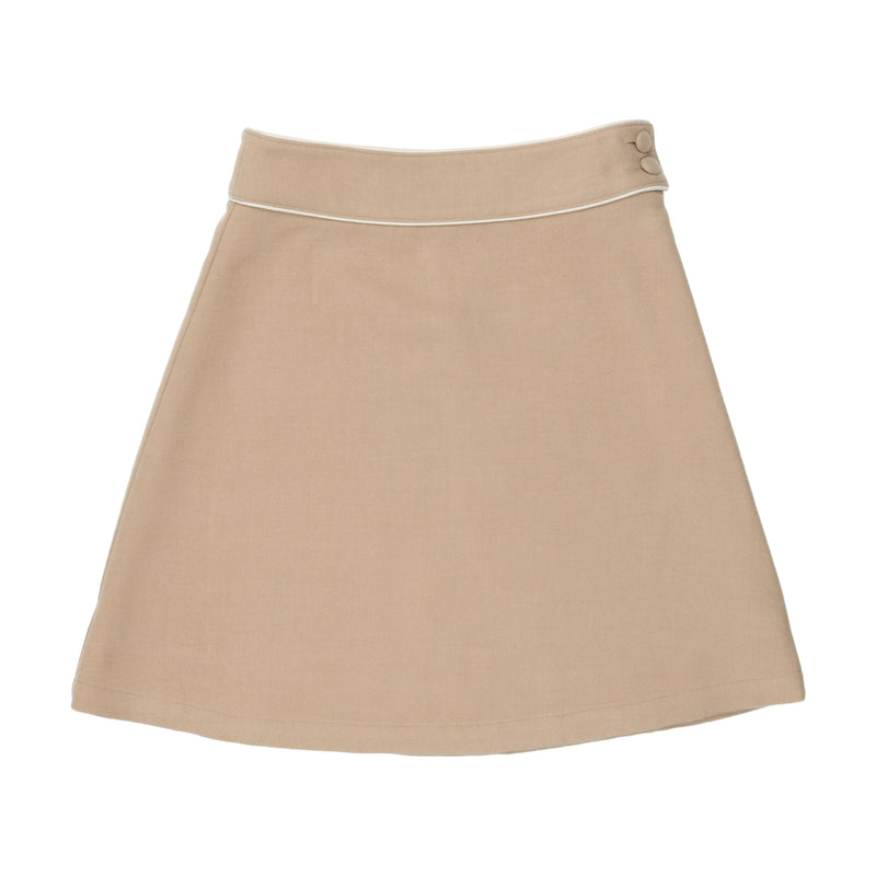 Coco Blanc Wool Skirt