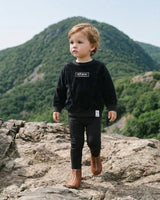 Analogie Velour Boys Set  - Black