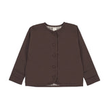 Analogie Home Garden Boys Single Breasted Blazer - Chocolate Brown