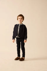 Analogie Home Garden Boys Single Breasted Blazer - Navy