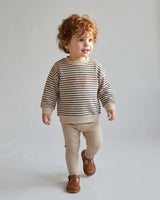 Analogie Bold Boy Stripe Sweatshirt Set