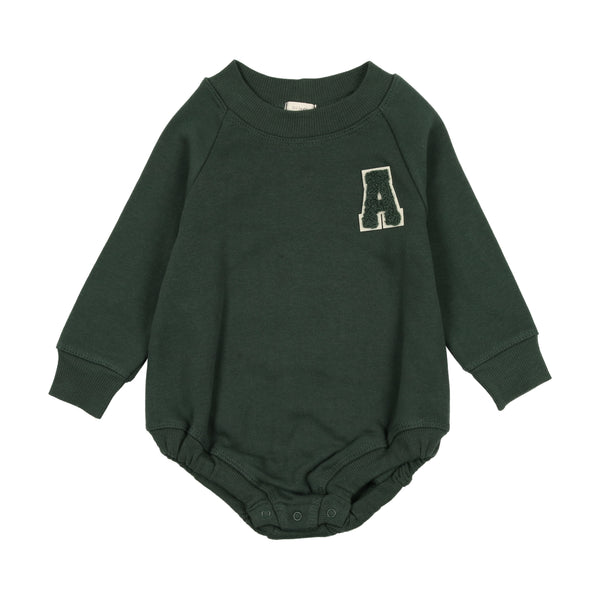 Analogie Applique Sweatshirt Romper