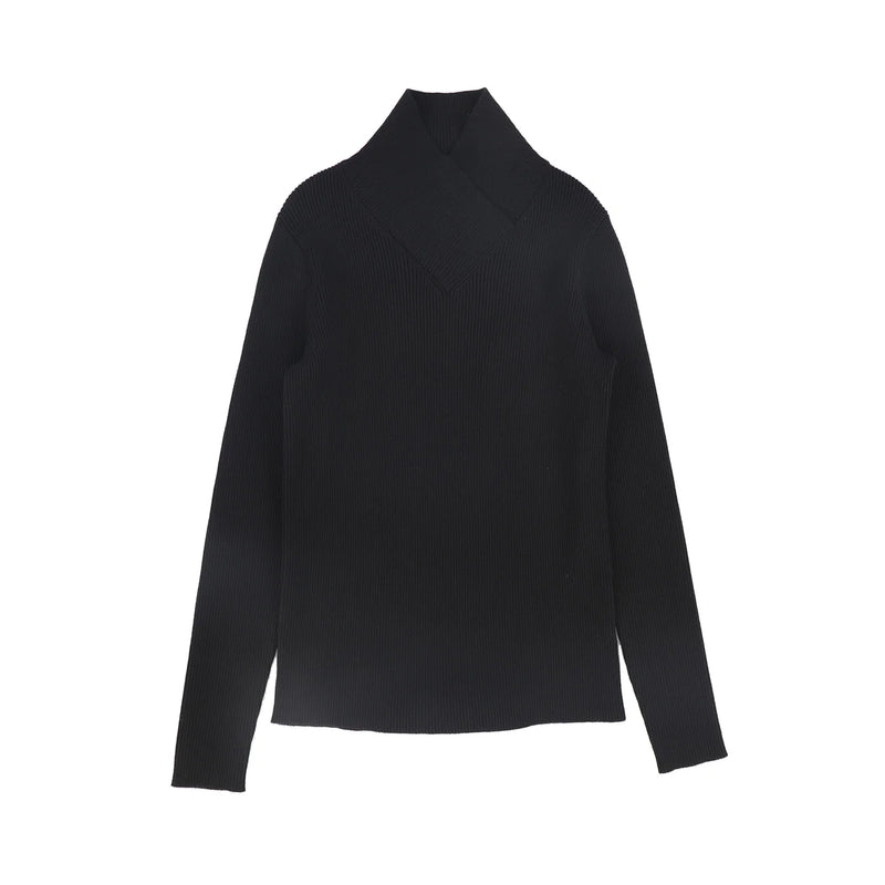 Valentina Wrap Turtleneck
