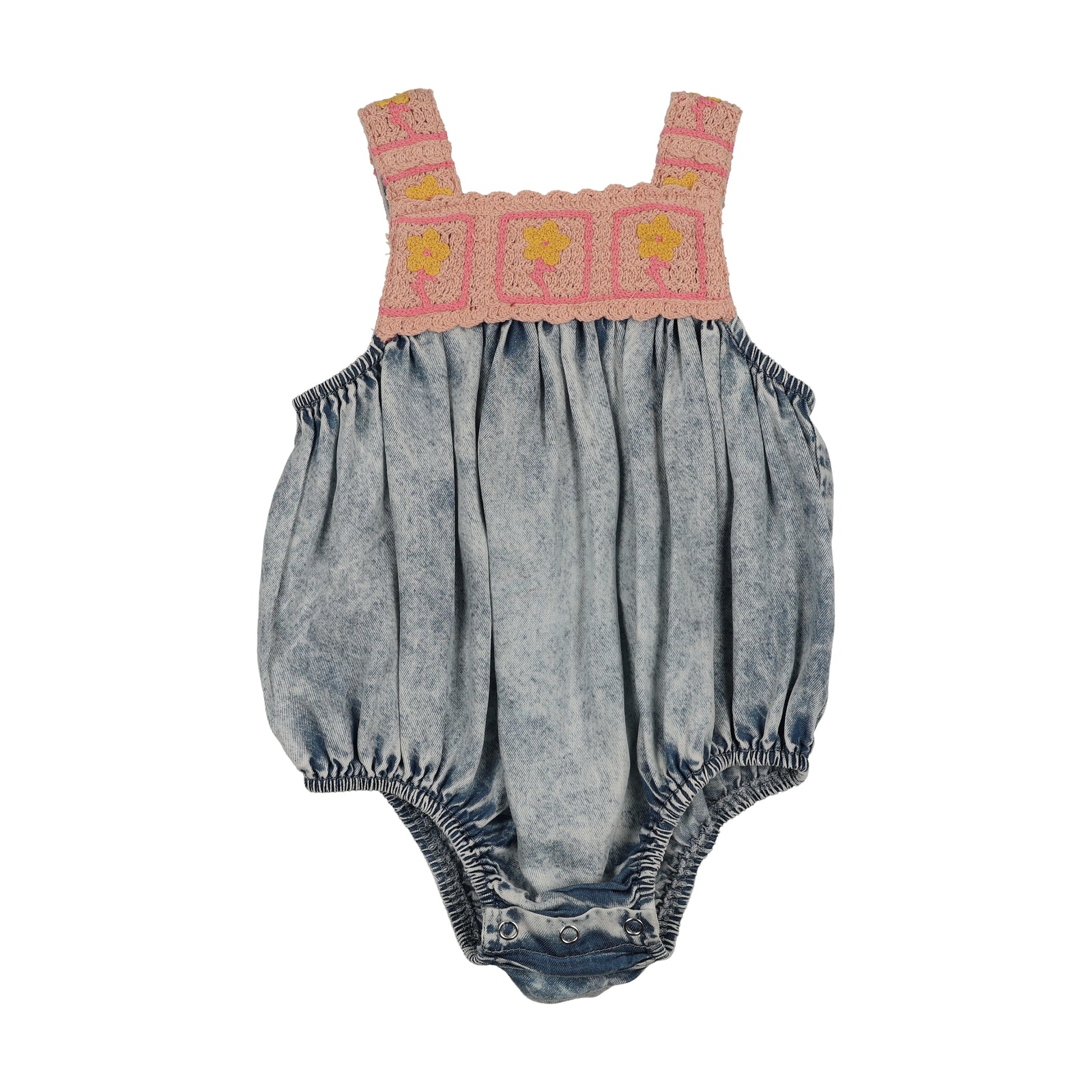 Bonjoy Crochet Tencel Romper – HIS/HERS