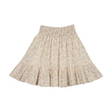 Bonjoy Pastel Garden Smocked Shirt + Skirt Set