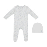 Mini Label Bird All Over Print Footie Set