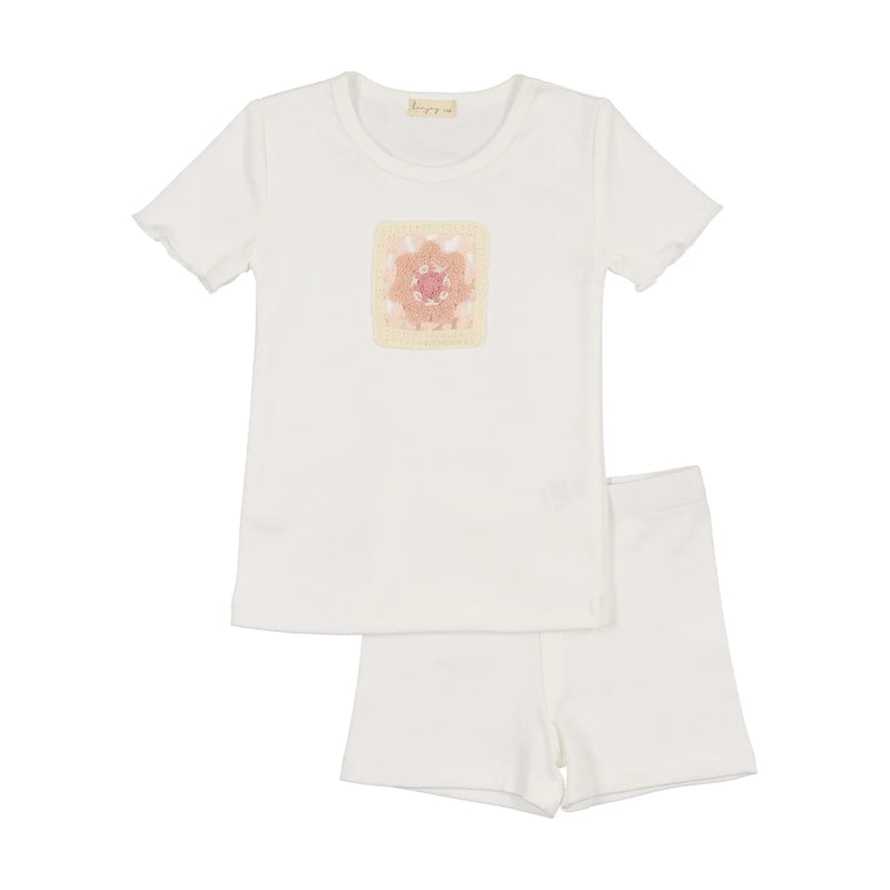 Bonjoy Crochet Set - Ivory Flower