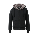 T.O. Removable Fur Hoodie - Brown