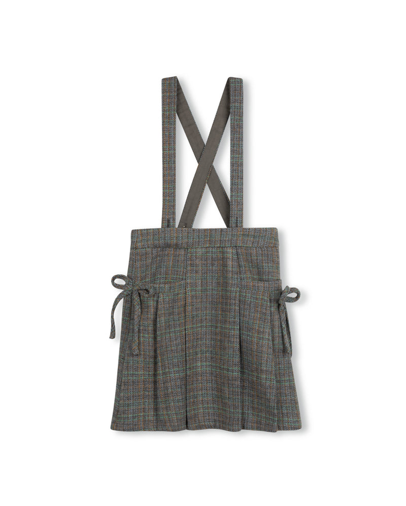 One Child Rep Bow Pocket Pleated Skirt