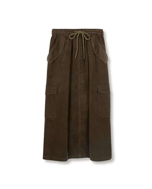 Vibe Vato Corduroy Cargo Skirt