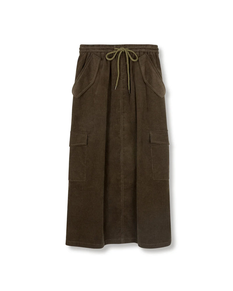Vibe Vato Corduroy Cargo Skirt