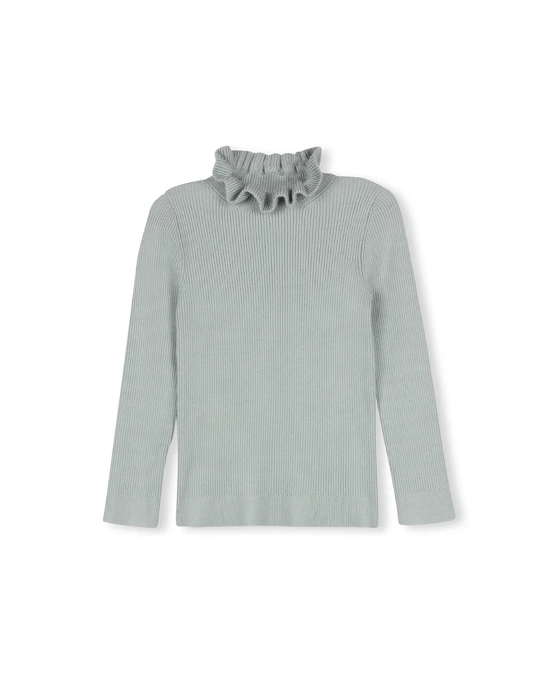 One Child Rep Knit Collared Sweater