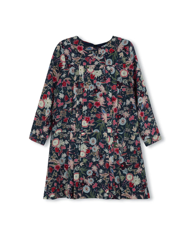 Papillon Ribbon Front Pleated Dress