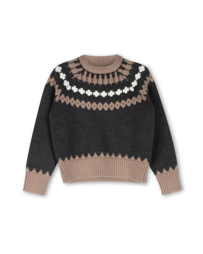 One Child Gilt Fair Isle Sweater